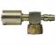 Gates 90° Block Aluminum Female Rotalok (Compressor Connection) with R134a Service Port PolarSeal Fittings