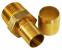 Gates Brass Male Pipe (NPTF - 30° Cone Seat) Braided Fittings
