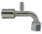 Gates 90° Elbow Steel Female SAE Tube O-Ring Nut Swivel with R134a Service Port PolarSeal Fittings