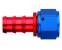 Aeroquip Straight SOCKETLESS™ Red/Blue Anodized Aluminum JIC/AN 37° Fittings