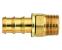 Aeroquip SOCKETLESS™ Brass Male Pipe Fittings