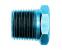 Aeroquip Blue Anodized Aluminum Pipe Bushing Adapters