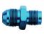 Aeroquip Blue Anodized Aluminum AN Flare To Metric Adapters