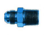 Aeroquip Blue Anodized Aluminum Male AN to Pipe Adapters