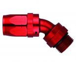 Aeroquip Red Anodized Aluminum Reusable Direct Port Racing Fittings
