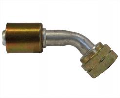 Gates 10ACA-22FTOMN45 45° Elbow Aluminum Female SAE Tube O-Ring Metric Nut Swivel PolarSeal Fittings