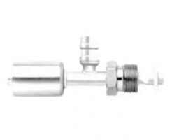 Gates Aluminum Male SAE Tube O-Ring Nut Swivel with R134a Service Port PolarSeal Fittings