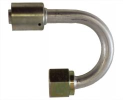 Gates 6ACA-6FTON180 180° Elbow Aluminum Female SAE Tube O-Ring Nut PolarSeal Fittings