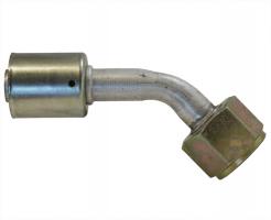 Gates 10ACA-24FTDOMN45 45° Elbow Aluminum Female SAE Tube Dual O-Ring Metric Nut PolarSeal Fittings