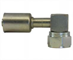 Gates 90° Block Steel Compressor Female SAE Tube O-Ring Nut Swivel PolarSeal Fittings