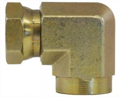 1502-6-8 90° Elbow Female Pipe to Female NPSM Swivel Hydraulic Adapters