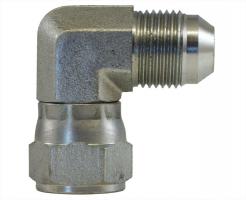 6500-4-6 90° Elbow Male JIC to Female JIC Swivel Nut Hydraulic Adapters