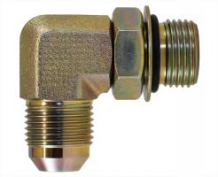 7202-NWO-12-16 90° Elbow Male JIC to Male BSPP Hydraulic Adapters