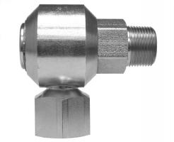 HP5502-24-24 High Pressure 90° Street Elbow Male Pipe to Female Pipe Swivel Hydraulic Adapters