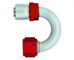 Aeroquip 180° Elbow Lightweight Crimp Swivel JIC/AN 37° Racing Fittings