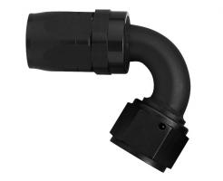 Aeroquip 120° Elbow Reusable Black Anodized Aluminum Swivel JIC/AN 37° Racing Fittings