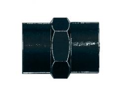 Aeroquip Black Anodized Aluminum Pipe Coupling Adapters