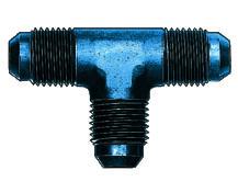 Aeroquip Blue Anodized Aluminum Union Tee Adapters