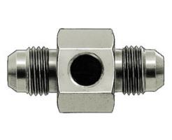 Aeroquip Nickel-Plated Aluminum In-Line Fuel Pressure Adapters