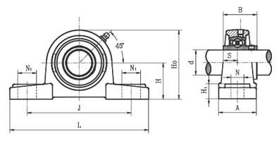 UCP Standard Duty Set Screw Locking Type Pillow Blocks